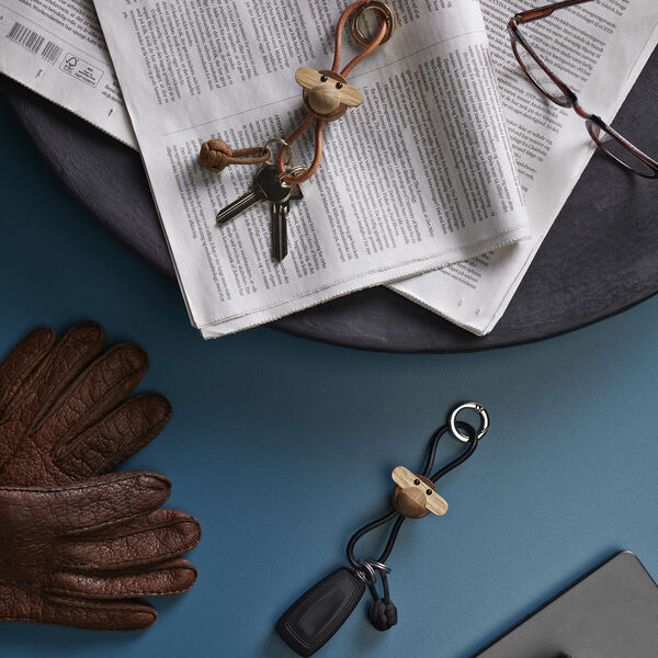 Monkey Keychain, black, Kay Bojesen Denmark