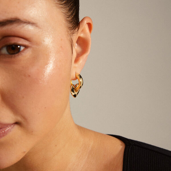 IOKASTE Chunky Hoops, gold plated IOKASTE Chunky Hoops, gold plated, Pilgrim