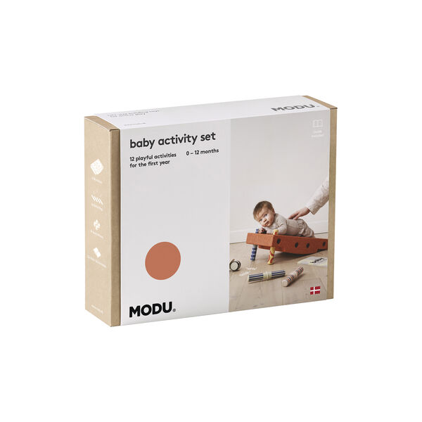 Baby Activity Set, burnt orange/dusty green, MODU