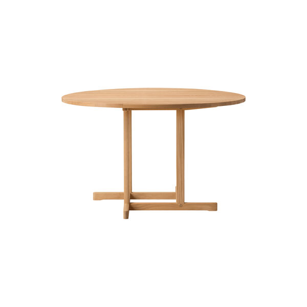 BM80 Mogensen Shaker Table &Oslash; 120 cm, oiled oak, Fredericia Furniture