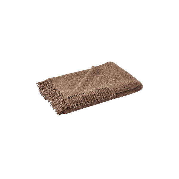 Julia Wool Throw, mushroom, NATURES Collection