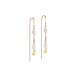 Sofia Earrings, gold/light pink, ENAMEL Copenhagen