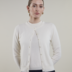 Judith Cardigan Knit, offwhite, Stenstr&ouml;ms