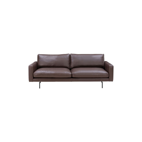 Edge V1 2.5-seater Sofa, faith dark brown, Wendelbo