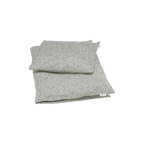 2-piece Bed Linen, blue blossom mist, Konges Sl&oslash;jd