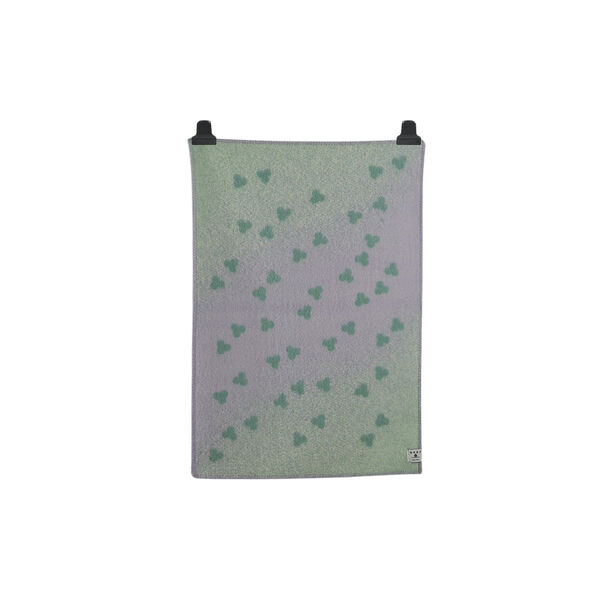 MELVIN Baby Size Throw, turquoise/lavender, Røros Tweed
