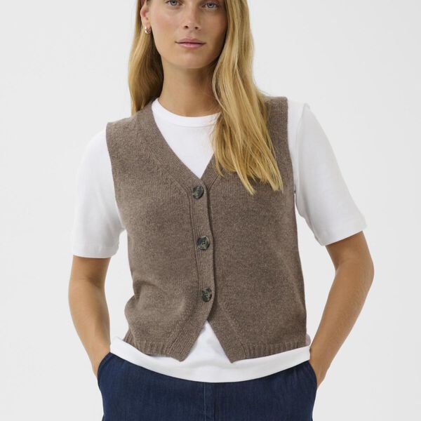 SylvaPW Waistcoat, falcon melange SylvaPW Waistcoat, falcon melange, Part Two