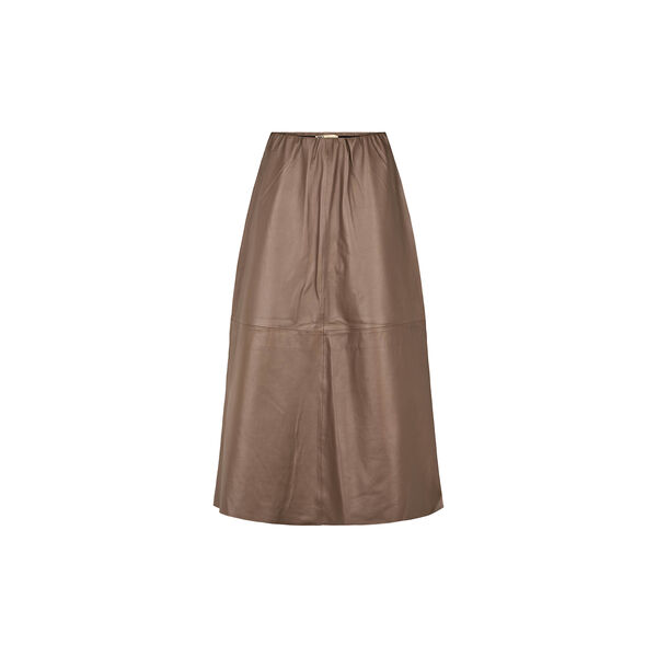 Lapa leather skirt, elm, PBO