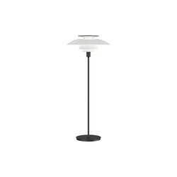 PH 80 Floor Lamp, white opal/black, Louis Poulsen