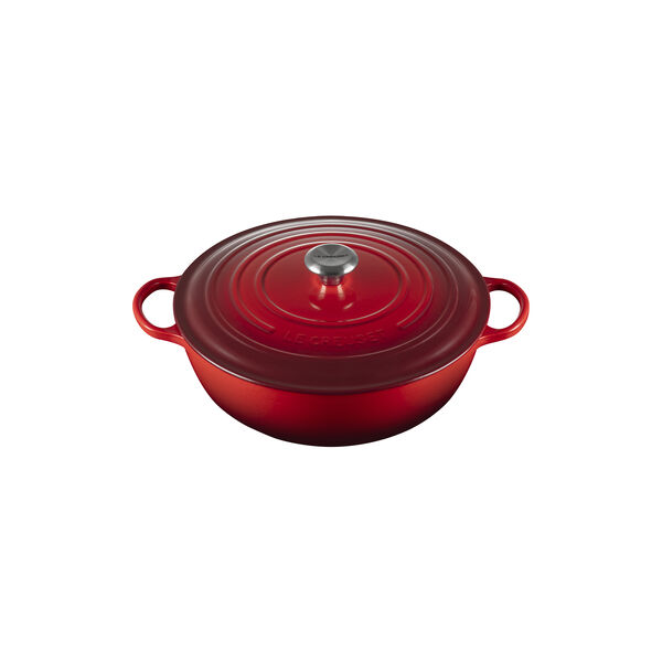 Signature cast iron soup pot &Oslash; 32 cm, cerise, Le Creuset