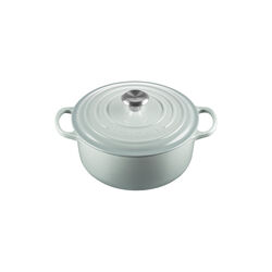 Signature round cast iron pot &Oslash; 20 cm, sea salt, Le Creuset