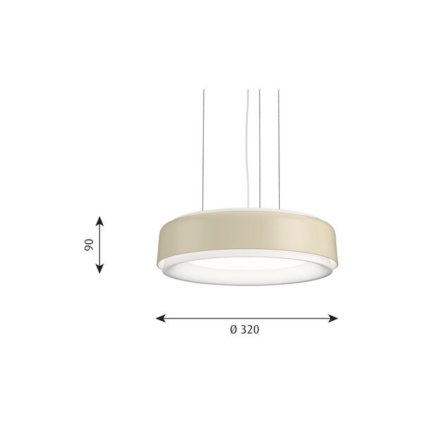 LP Grand Suspended, champagne LP Grand Suspended, champagne, Louis Poulsen