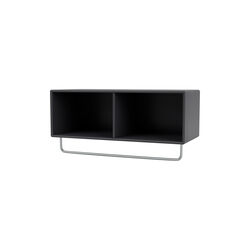 COAT Shelf with Clothes Rack, 04 anthracite, Montana Furniture