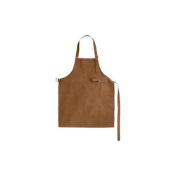 Apron, light brown, Made by Mama