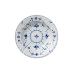 Blue Fluted Plain Deep Plate &Oslash; 21 cm, Royal Copenhagen