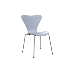 Series 7™ 7:14 AM Dining Chair, blue/chrome, Fritz Hansen
