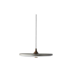 Soleil Pendant with Standard Shade, thunder sky/smoked oak, LE KLINT