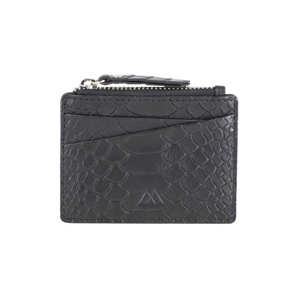 Frey Zip Card Holder, snake black, Markberg
