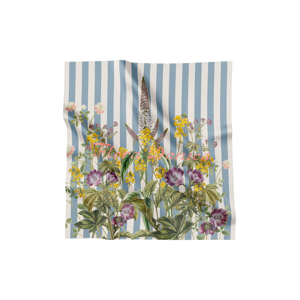 Striped Flower Meadow scarf, Flora Danica Denmark