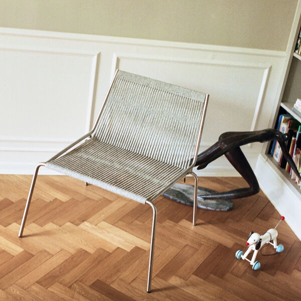 Noel Lounge Chair, steel/fair grey, Thorup Copenhagen