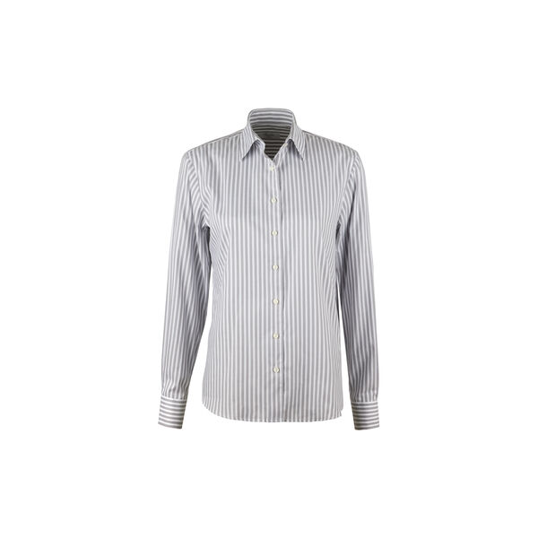 Siri Shirt, grey stripe, Stenströms