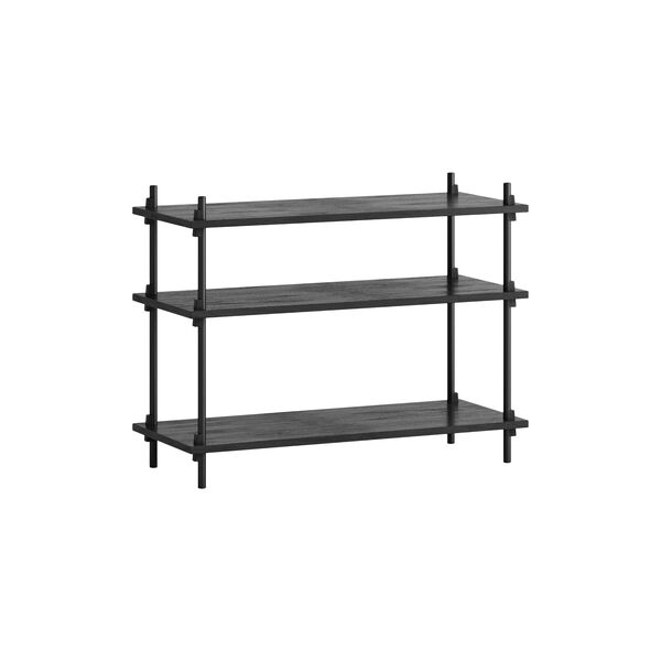 Shelving System &ndash; S.65.1.A, black/black, MOEBE