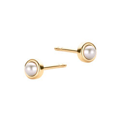PEARL EARRING, gold plated, Spirit Icons