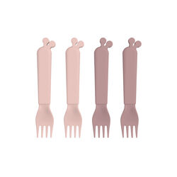 Raffi Kiddish 4-pack Forks, powder, Done by Deer