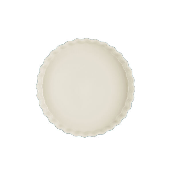 Heritage Fluted Flan Dish, sea salt Heritage Fluted Flan Dish, sea salt, Le Creuset