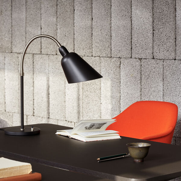 Bellevue AJ8 Table Lamp, black/steel, &Tradition