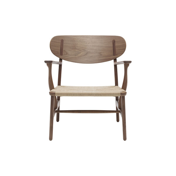 CH22 Lounge Chair, oiled walnut/natural, Carl Hansen & Søn