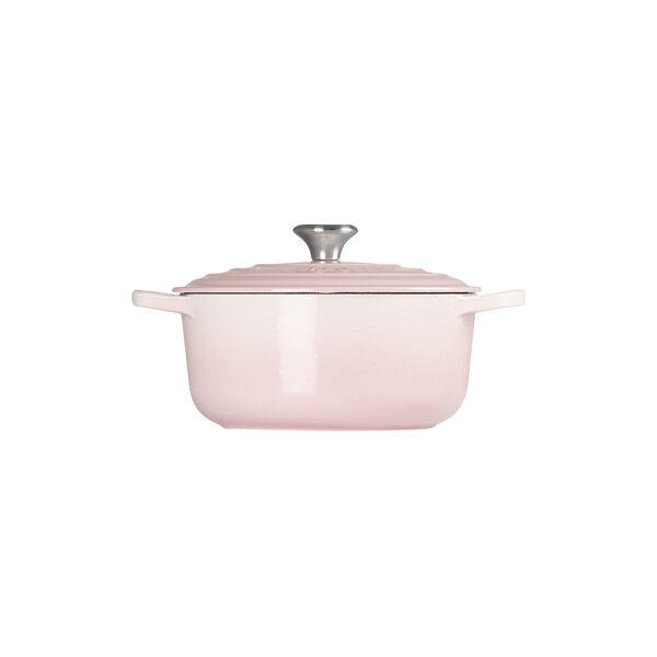Signature round cast iron pot &Oslash; 20 cm, shell pink, Le Creuset
