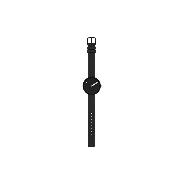 PICTO Wrist Watch, black/steel/black, PICTO