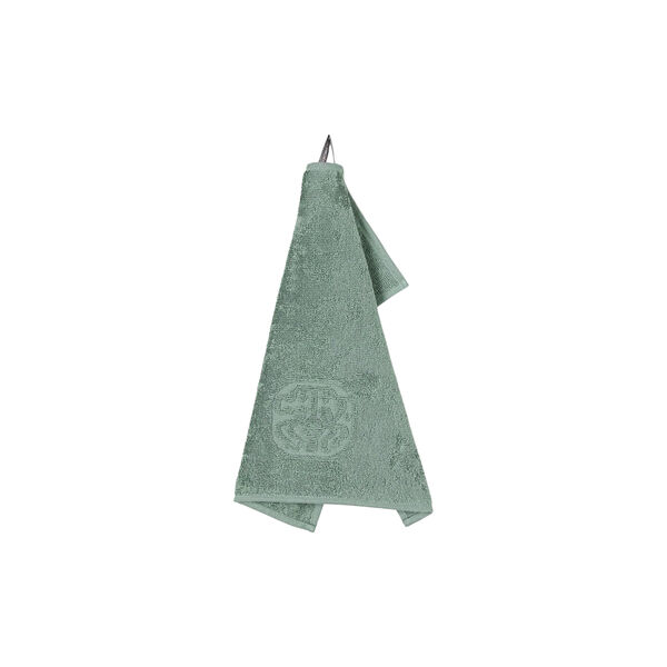 DAMASK TERRY Facecloth, sage green, Georg Jensen Damask
