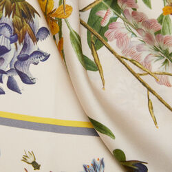 Cheerful Bouquet scarf, beige, Flora Danica Denmark