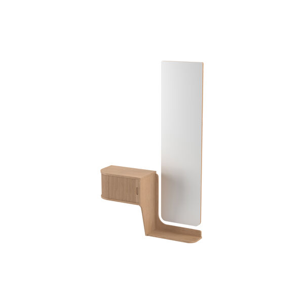 BPS127 Hallway Mirror & Wall Unit , oiled oak BPS127 Hallway Mirror & Wall Unit , oiled oak, Bernh. Pedersen & Søn