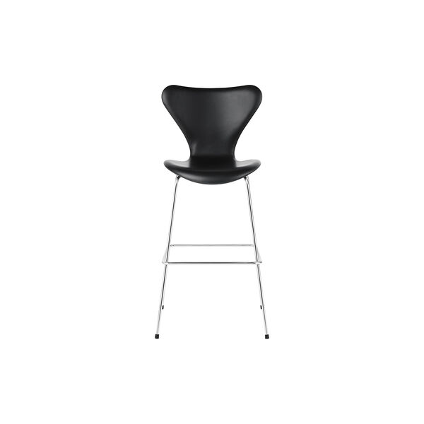 Series 7&trade; 3197 Fully Upholstered Counter Stool, Essential black, Fritz Hansen