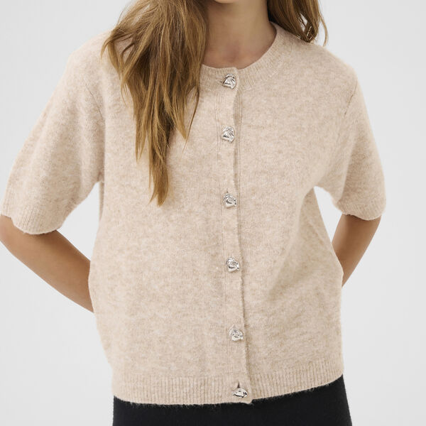 KBNoabelle Short Cardigan, simply taupe, Karen by Simonsen