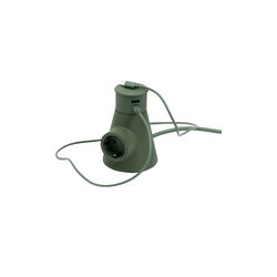 Power Adapter, mossy green, Pedestal