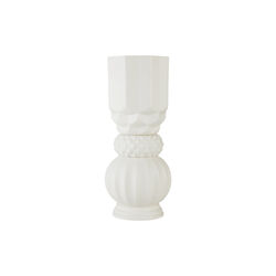 Samsurium Towerbell Vase, white, Dottir Nordic Design