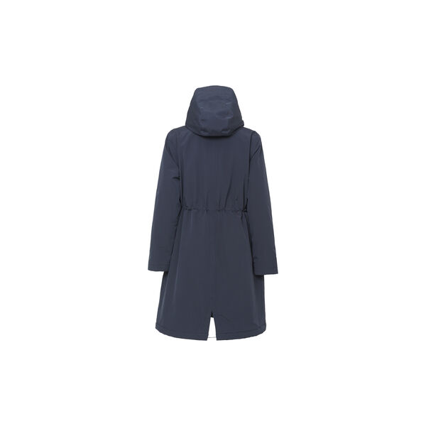 Padded Raincoat, dark indigo, Ilse Jacobsen Hornb&aelig;k