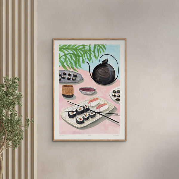 Laura - Sushi, Poster & Frame