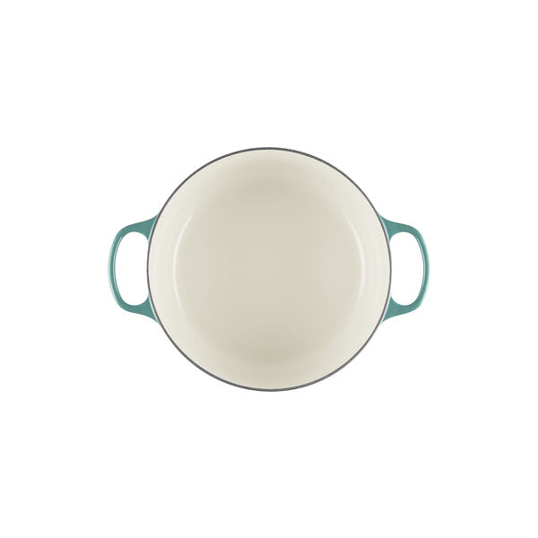 Signature Round Pot &Oslash; 28 cm, bleu riviera, Le Creuset