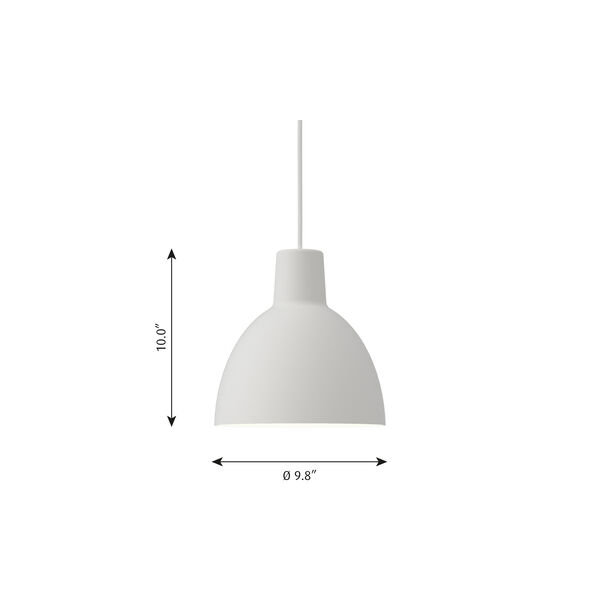 Toldbod 250 Pendant, white, Louis Poulsen