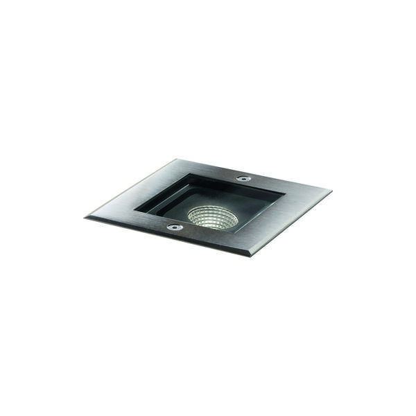 SUB 2 SQUARE Spotlight, stainless steel, LIGHT-POINT