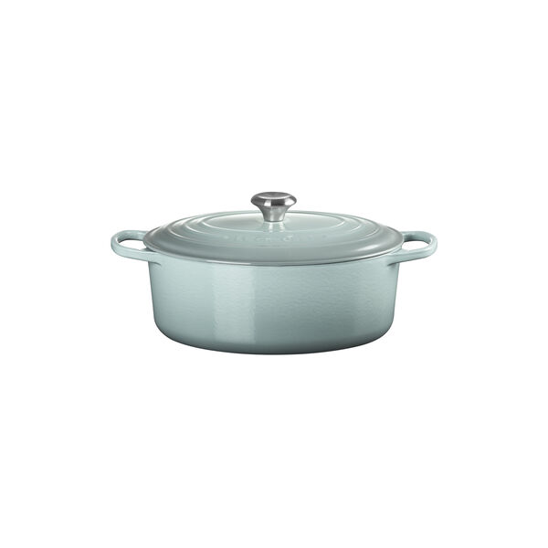 Signature cast iron oval casserole &Oslash; 31 cm, sea salt, Le Creuset