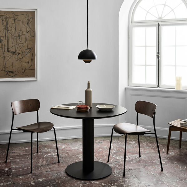 Pavilion AV1 Chair, walnut/black, &Tradition