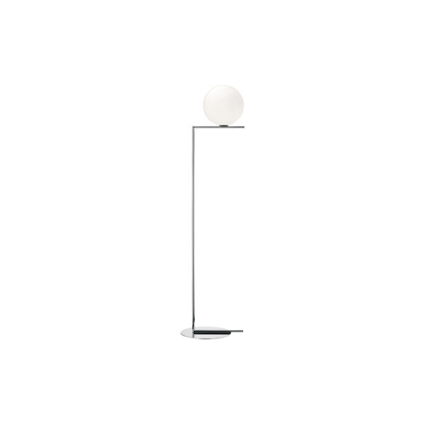Flos IC F2 floor lamp, chrome, Flos