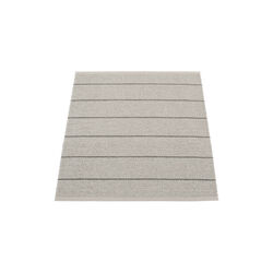 Carl Plastic Rug, warm grey/fossil grey, Pappelina