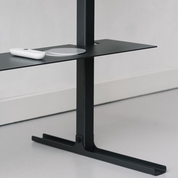 Plate Shelf, charcoal Plate Shelf, charcoal, Pedestal